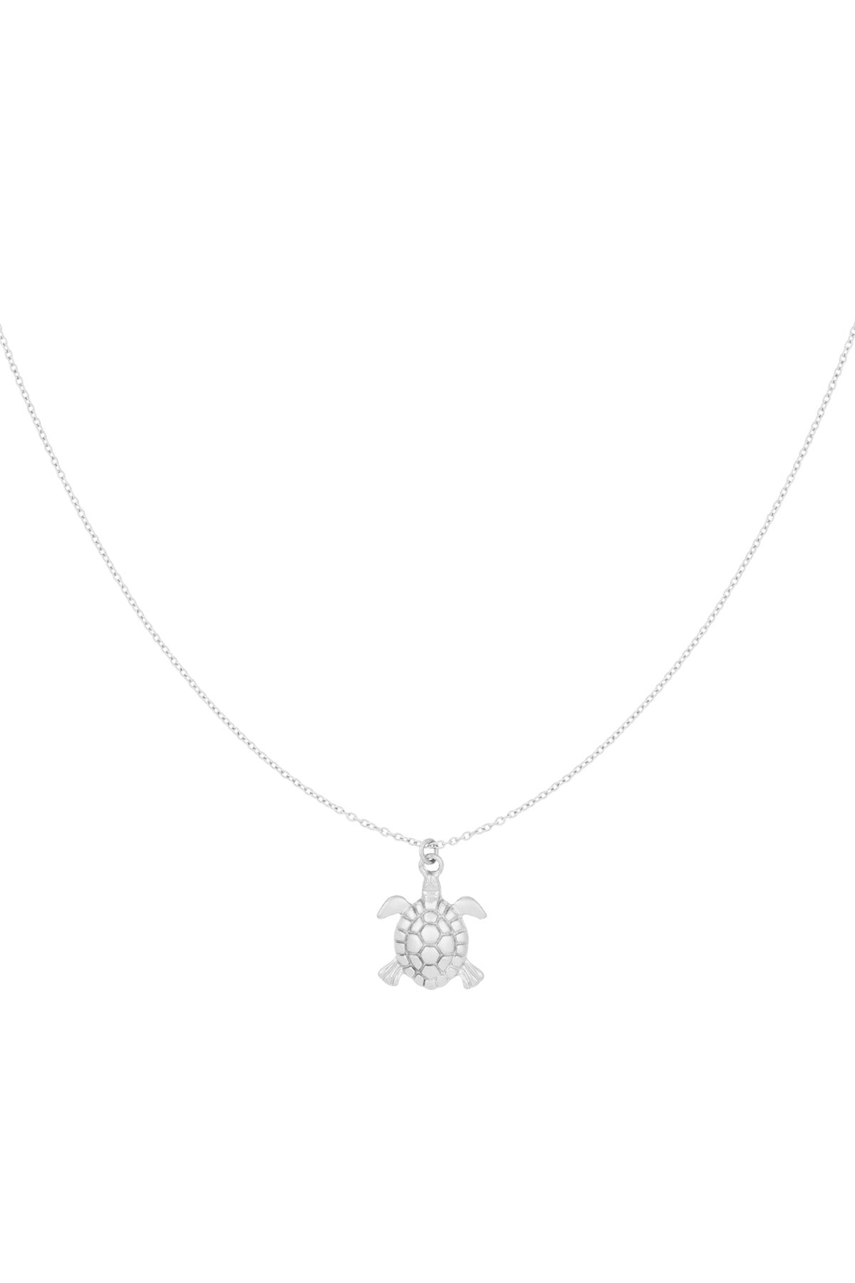 Halskette mit Schildkröten-Gezeitenmotiv – Goldfarben