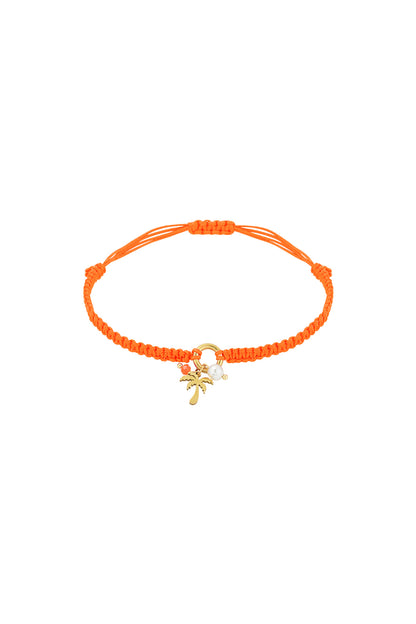 palm paradise armband - orange und 